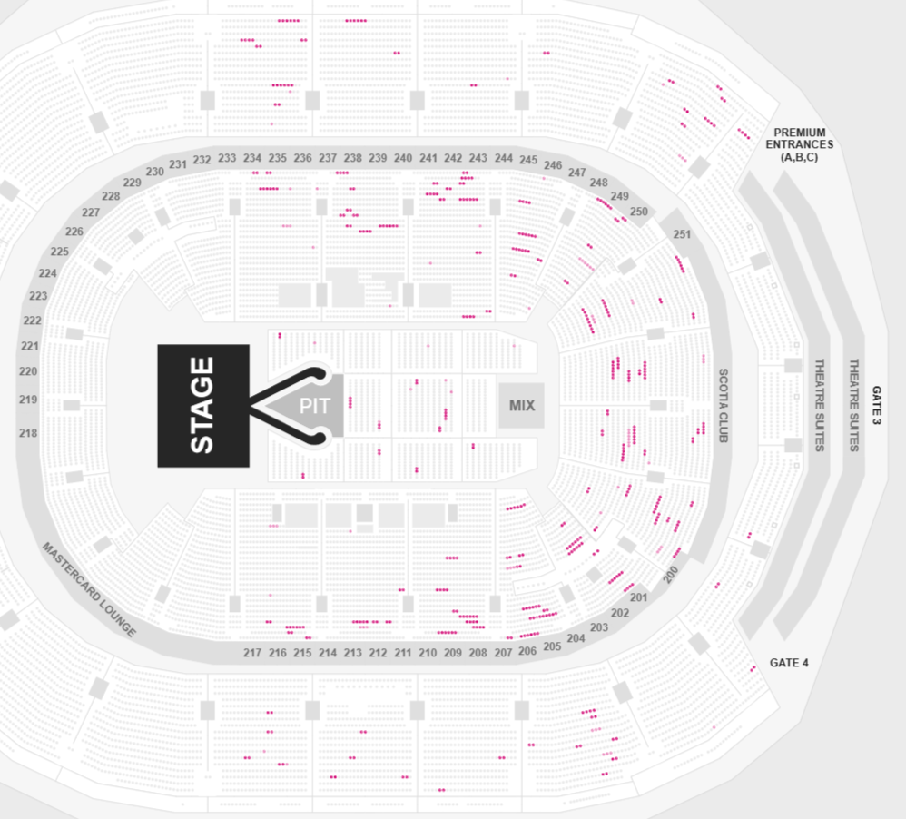 Conan Gray Ticketmaster Snapshot (3pm 10/30)