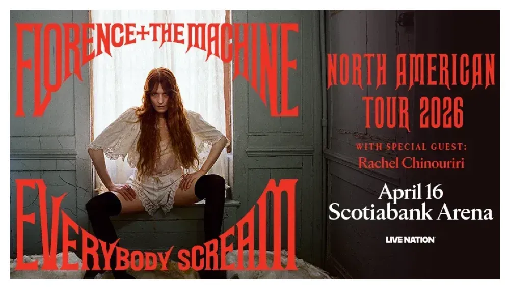 Florence + The Machine tour banner